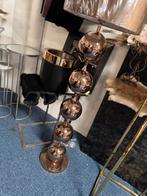 Bollampp brons vloerlamp nieuw in doos, Huis en Inrichting, Woonaccessoires | Zuilen en Pilaren, Ophalen of Verzenden, Zo goed als nieuw