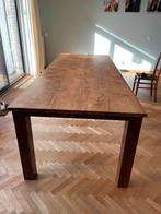 Grote houten eettafel - 250x99 cm, Huis en Inrichting, Tafels | Eettafels, Ophalen, Gebruikt, 200 cm of meer, 50 tot 100 cm