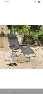 Lafuma Relaxstoel 2 stuks, Tuin en Terras, Ophalen of Verzenden, Zo goed als nieuw, Textileen, Verstelbaar