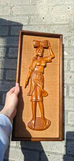 Indonesisch Houten Relief Schilderij, Ophalen