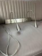 Wandspot met 2 lampen - 50 cm, Ophalen of Verzenden, Gebruikt, Metaal