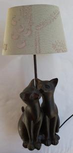 Tafellamp, Ophalen of Verzenden, Gebruikt, Stof, Minder dan 50 cm
