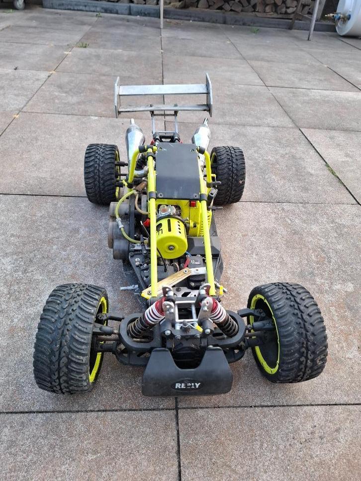 reely carbon fighter, Hobby en Vrije tijd, Modelbouw | Radiografisch | Auto's, Gebruikt, Auto offroad, Benzine, Overige schalen