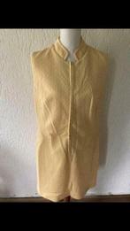 Vintage mouwloze jurk, creation prelude trevira, Kleding | Dames, Maat 42/44 (L), Ophalen of Verzenden, Geel