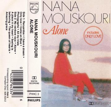 Cassettebandje Nana Mouskouri – Alone (1985)