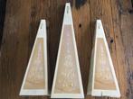 3 lichtjes piramides, Diversen, Kerst, Ophalen of Verzenden, Zo goed als nieuw