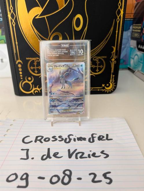 Glaceon VSTAR (s12a 217) TAG 10!, Hobby en Vrije tijd, Verzamelkaartspellen | Pokémon, Zo goed als nieuw, Losse kaart, Ophalen of Verzenden