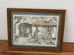 Anton Pieck prent2,vintage, Antiek en Kunst, Kunst | Tekeningen en Foto's, Ophalen of Verzenden