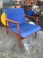 Fauteuil Pastoe teakhouten fauteuiltje uit de jaren 60., Huis en Inrichting, Fauteuils, Ophalen of Verzenden, Zo goed als nieuw