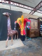 Houten giraffe levensgroot volledig handwerk, Ophalen