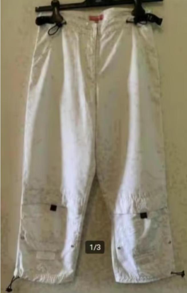 Witte zomerbroek, dunne broek; maat S; O'Bleu fresh girls, Kleding | Dames, Broeken en Pantalons, Zo goed als nieuw, Maat 36 (S)