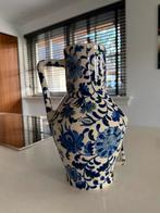 Return to Sender vaas, blauw wit. Hoogte 30 cm, Blauw, Aardewerk of Porselein, Ophalen of Verzenden, Zo goed als nieuw