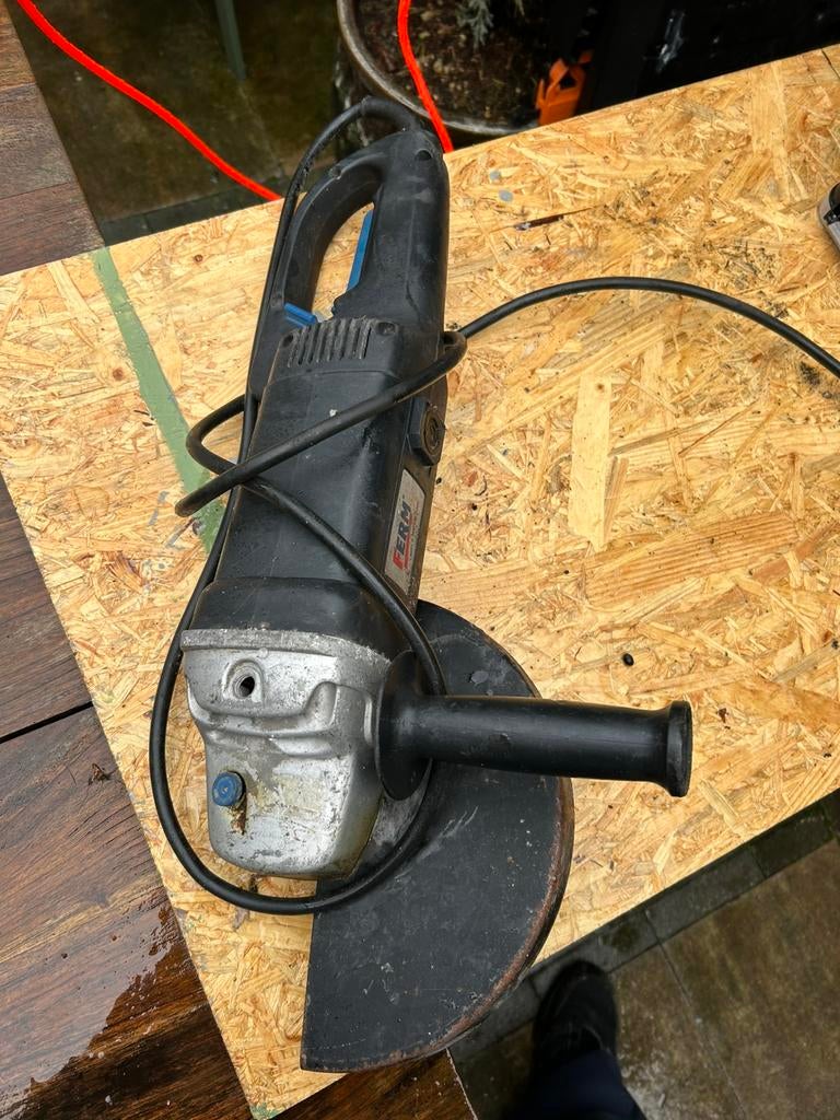 Ferm doorslijpmachine 125mm, Doe-het-zelf en Verbouw, Gereedschap | Slijpmachines, Ophalen of Verzenden, Zo goed als nieuw, Haakse handslijpmachine