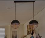 Selina industriële dubbele hanglamp., Huis en Inrichting, Lampen | Hanglampen, Ophalen, Gebruikt, Metaal, Minder dan 50 cm