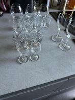 18 borrel glazen in de mix, -, -, Ophalen of Verzenden, Zo goed als nieuw