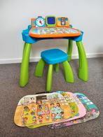 Vtech Speeltafel Cijfer Letter + Stoel, Ophalen of Verzenden, Gebruikt