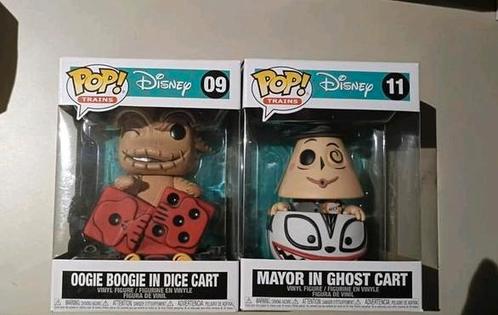 Funko Pops Oogie Boogie in Dice card & Mayor in Ghost Card, Verzamelen, Poppetjes en Figuurtjes, Zo goed als nieuw, Ophalen of Verzenden