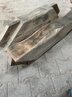 2 Eiken schoren, Doe-het-zelf en Verbouw, Hout en Planken, Ophalen, Eiken, Zo goed als nieuw, 50 mm of meer