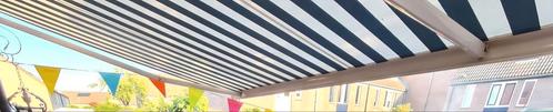 Zonnescherm, Tuin en Terras, Zonneschermen, Gebruikt, Knikarmscherm, 150 tot 300 cm, Elektrisch, Ophalen