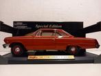 Chevrolet Bel Air rood 1962 Maisto metal 1:18 KRD, Ophalen of Verzenden, Zo goed als nieuw, Auto, Maisto