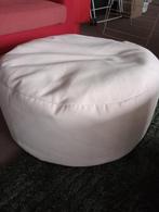 Grote lichtroze poef, navulbaar. In prima staat., Ophalen, Zo goed als nieuw, Modern, 50 tot 75 cm