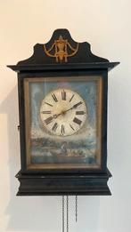 Prachtige schilderijklok hangklok, Antiek en Kunst, Ophalen
