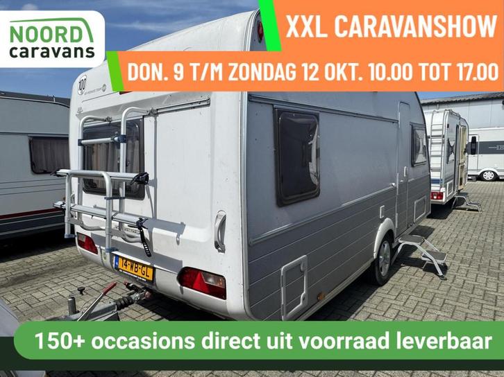 Kip Grey Line 47 TDB MOVER + VOORTENT + FRANSBED, Caravans en Kamperen, Caravans, Bedrijf, tot en met 4, 1000 - 1250 kg, Rondzit