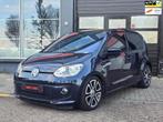 Volkswagen Up! 1.0 high up! BlueMotion AIRCO/PANO/NAP/CR CON, Euro 5, Gebruikt, Blauw, Leder en Stof