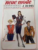 Vintage naaipatroon dames gilet - mt 36 t/m 50 - NM 21045, Overige merken, Overige typen, Vrouw, Ophalen of Verzenden