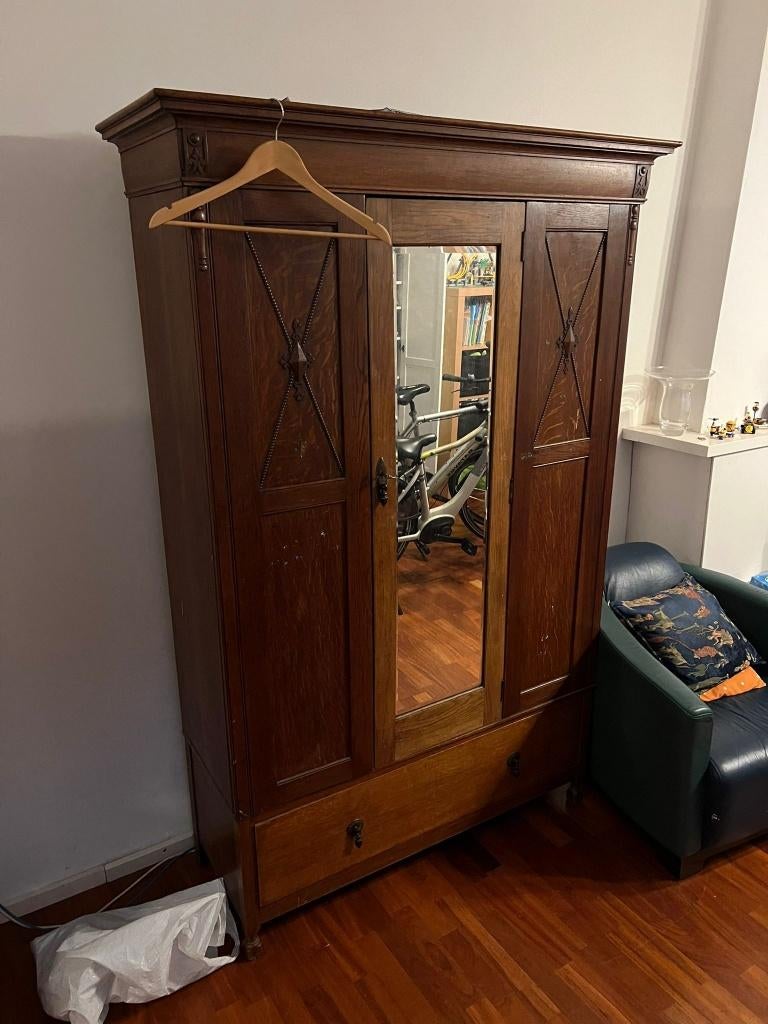 Linnenkast, Huis en Inrichting, Kasten | Kledingkasten, Ophalen, Gebruikt, 150 tot 200 cm, 150 tot 200 cm