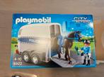 Playmobil City Action Paardentrailer 6922, Ophalen of Verzenden, Zo goed als nieuw, Complete set