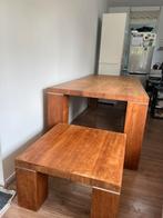 Hout eettafel plus salontafel (set), Huis en Inrichting, Complete inboedels, Ophalen of Verzenden