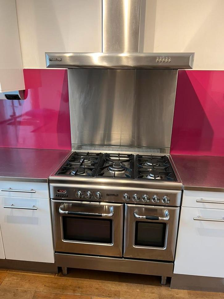 Fratelli Onofri RVS Fornuis, Huis en Inrichting, Keuken | Complete keukens, Zo goed als nieuw, Overige typen, Ophalen