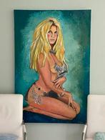 Prachtig schilderij van Brigitte Bardot,, Antiek en Kunst, Kunst | Schilderijen | Modern, Ophalen of Verzenden