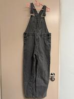 Grijze denim tuinbroek 134/140, Ophalen of Verzenden, Zo goed als nieuw, Meisje, Broek