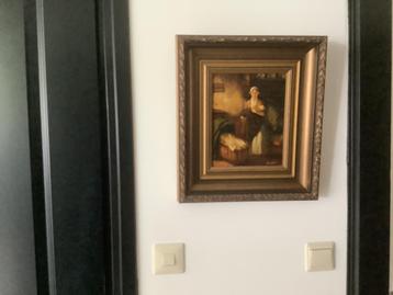 Mooi geschilderd schilderij. beschikbaar voor biedingen