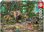 Educa - Afrikaanse Jungle - 2000 stukjes, Hobby en Vrije tijd, Ophalen of Verzenden, Meer dan 1500 stukjes, Nieuw, Legpuzzel