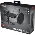 GXT 232 Mantis Microfoon - Gaming & Streaming - USB - Zwart, Ophalen of Verzenden, Nieuw, Trust