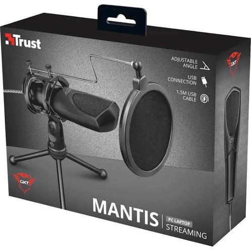 GXT 232 Mantis Microfoon - Gaming & Streaming - USB - Zwart, Computers en Software, Pc speakers, Nieuw, Ophalen of Verzenden