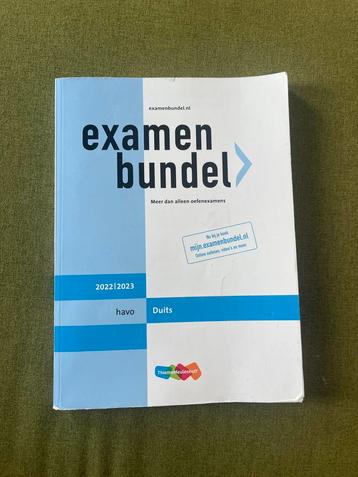 Examenbundel Duits HAVO 2022/2023 beschikbaar voor biedingen