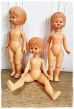 Jaren 50 popje , merk ooievaar, uit oude winkel 17,5 cm., Ophalen of Verzenden