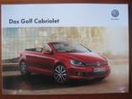 Volkswagen Golf Cabriolet met bijlage (okt. 2012), Boeken, Auto's | Folders en Tijdschriften, Ophalen of Verzenden, Nieuw, Volkswagen
