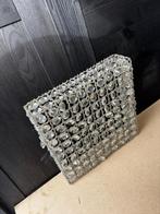 Decoratieve Kristallen wandlamp, Ophalen, Wit, Vierkant, Zo goed als nieuw