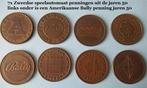 speelautomaat penningen jaren 50/70 uit Zweden, tokens, Ophalen of Verzenden, Overige materialen, Buitenland