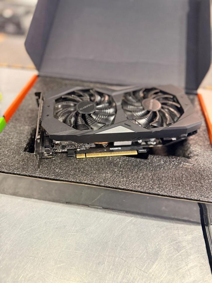 Gigabyte Geforce GTX 1650 Super | ZGAN € 109,99, Computers en Software, Videokaarten, Zo goed als nieuw, PCI-Express 3.0, GDDR6