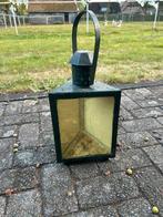 Antieke Metalen Kaarslantaarn, Ophalen of Verzenden