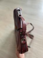 Klassieke leren dokterstas rugtas - diep bruin, Sieraden, Tassen en Uiterlijk, Tassen | Schoudertassen, Overige merken, Gebruikt