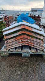 Vezelcement golfplaten ( 417 ), Ophalen, Gebruikt, Steen of Klei, Zwart