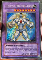 Yu-Gi-Oh! Elemental HERO Terra Firma PP02 !, Verzenden, Zo goed als nieuw, Losse kaart, Foil