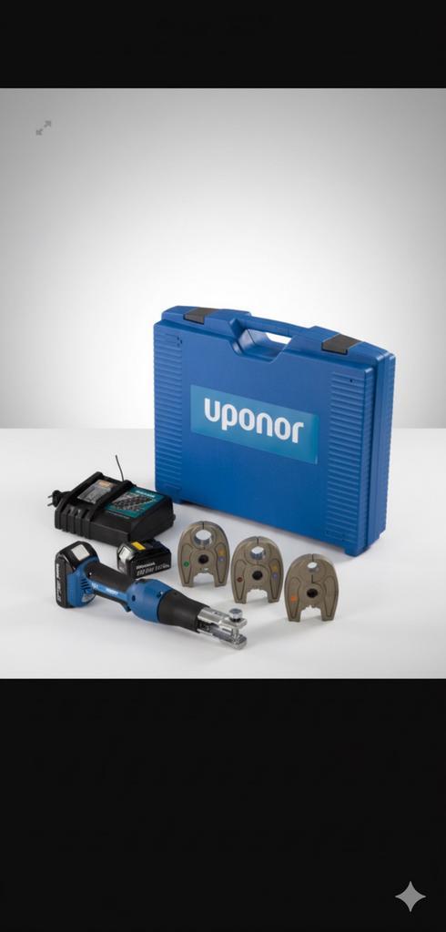 Uponor Accu Expander / Opzuigtool 18V  - Compleet in koffer, Doe-het-zelf en Verbouw, Gereedschap | Handgereedschap, Zo goed als nieuw